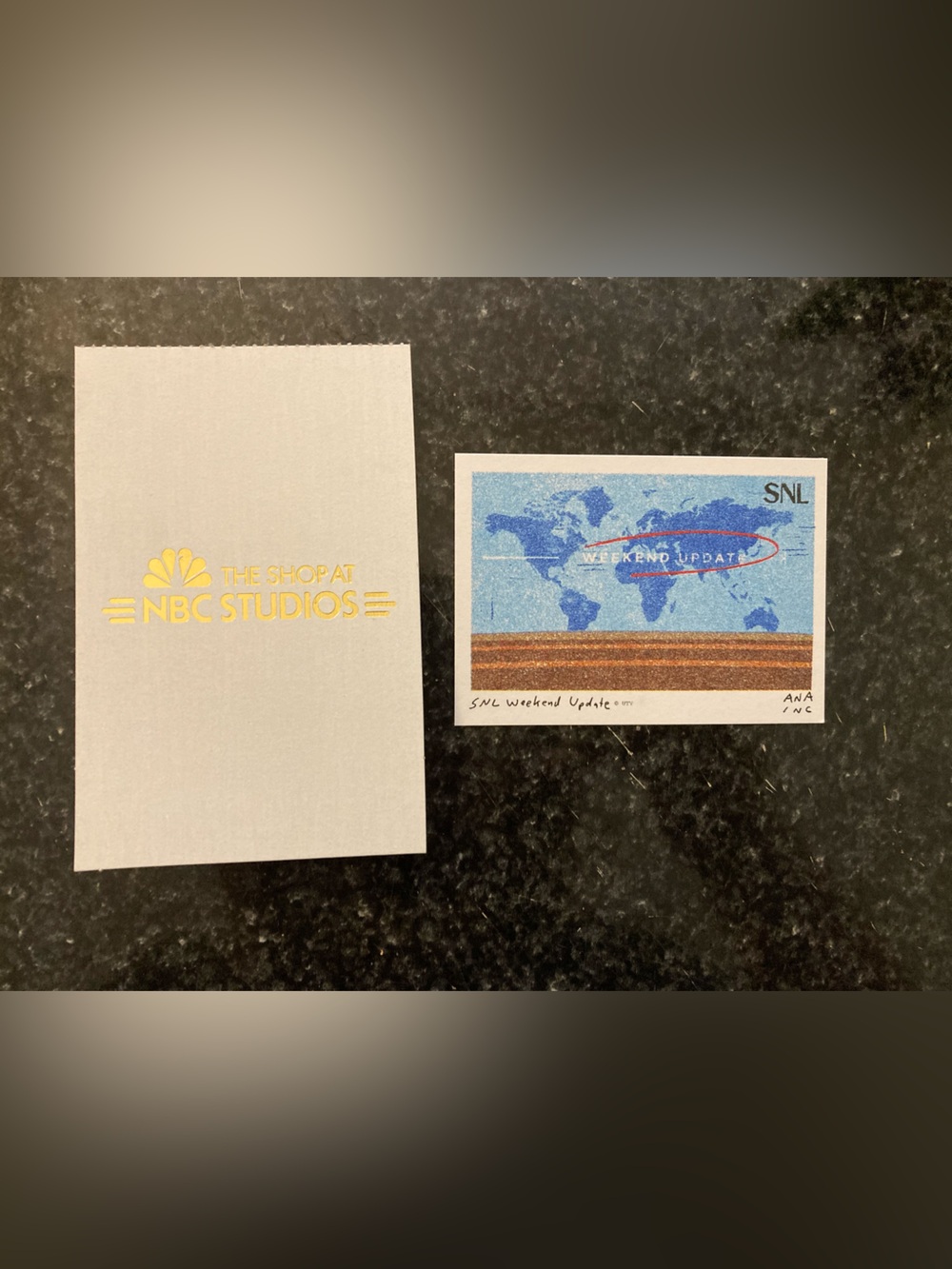 Ana Anastasia Inciardi Mini Print NBC Studios SNL Weekend Update Vending Machine